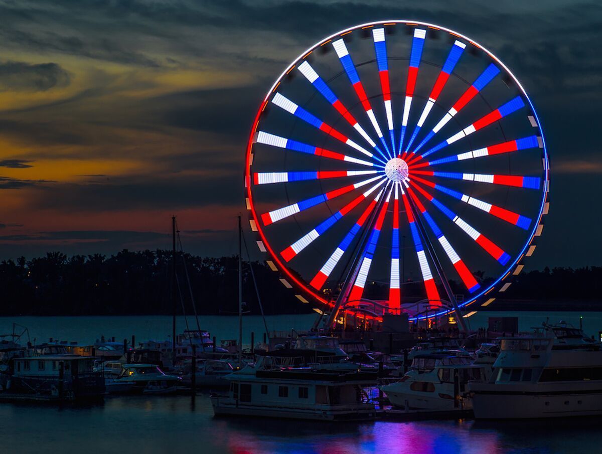 Observation wheel under construction at Union Station will be like this one